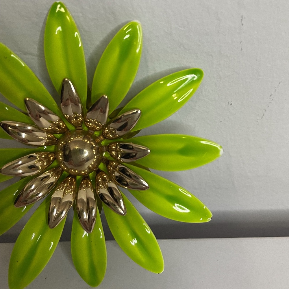 Hp Sixties Mod Chartreuse Lime Green Metallic Dai… - image 7